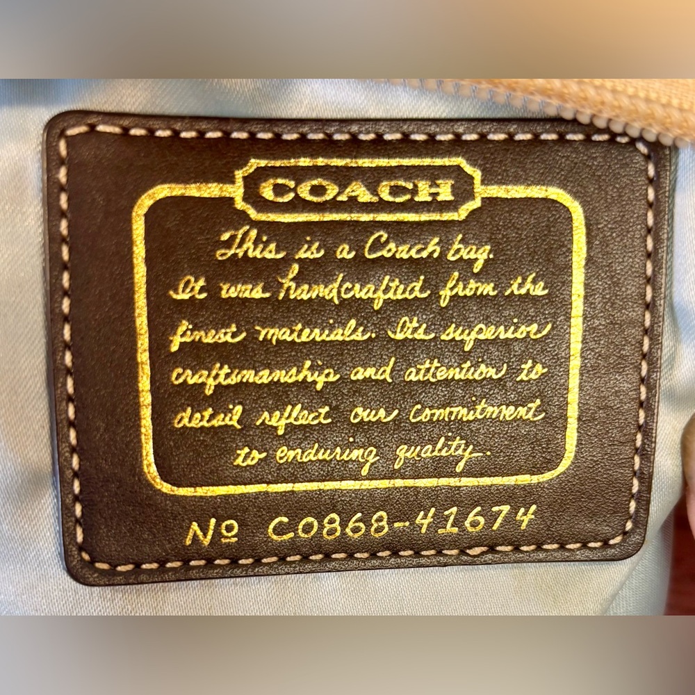 Coach Multicolor Striped Crossbody Bag - Picture 7 of 12